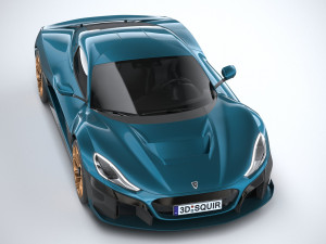 Rimac Nevera 2022 3D 模型
