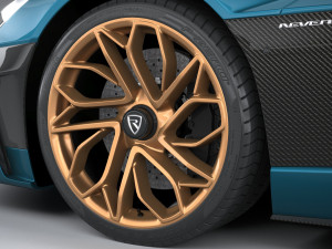 Rimac Nevera 2022 3D 模型