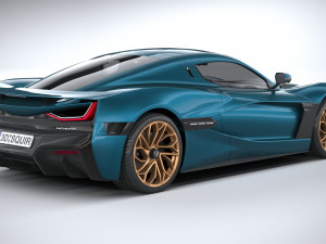 Rimac Nevera 2022 3D 模型