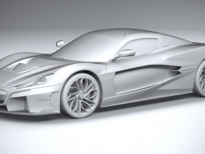 Rimac Nevera 2022 3D 模型