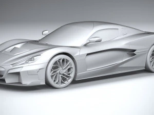Rimac Nevera 2022 3D Model
