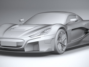 Rimac Nevera 2022 3D 模型