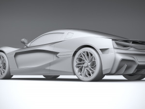 Rimac Nevera 2022 3D 模型