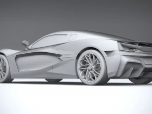 Rimac Nevera 2022 3D Model
