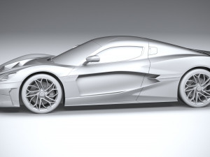 Rimac Nevera 2022 3D 模型