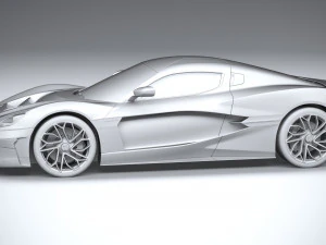 Rimac Nevera 2022 3D Model