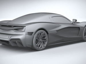 Rimac Nevera 2022 3D 模型