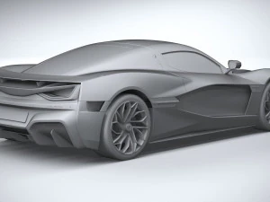 Rimac Nevera 2022 3D Model