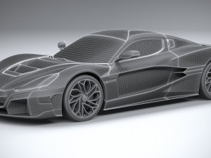 Rimac Nevera 2022 3D 模型