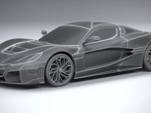 Rimac Nevera 2022 3D Model