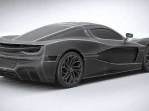 Rimac Nevera 2022 3D 模型