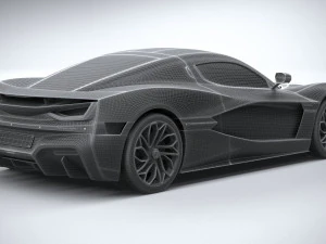 Rimac Nevera 2022 3D Model