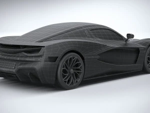 Rimac Nevera 2022 3D Model