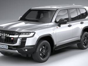 Toyota Land Cruiser GR-Sport 2022 3D Модель