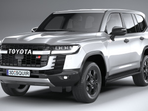 Toyota Land Cruiser GR-Sport 2022 3D Модель
