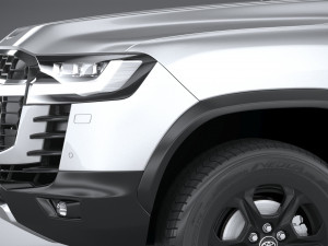 Toyota Land Cruiser GR-Sport 2022 3D Модель