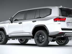 Toyota Land Cruiser GR-Sport 2022 3D Модель