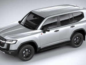 Toyota Land Cruiser GR-Sport 2022 3D Модель