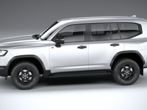 Toyota Land Cruiser GR-Sport 2022 3D Модель