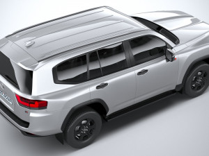 Toyota Land Cruiser GR-Sport 2022 3D Модель