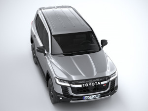 Toyota Land Cruiser GR-Sport 2022 3D Модель