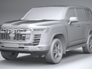 Toyota Land Cruiser GR-Sport 2022 3D Модель