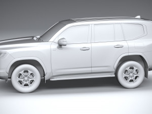 Toyota Land Cruiser GR-Sport 2022 3D Модель