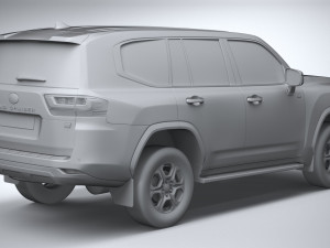 Toyota Land Cruiser GR-Sport 2022 3D Модель