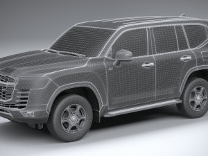 Toyota Land Cruiser GR-Sport 2022 3D Модель