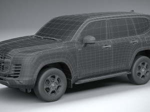 Toyota Land Cruiser GR-Sport 2022 3D Модель