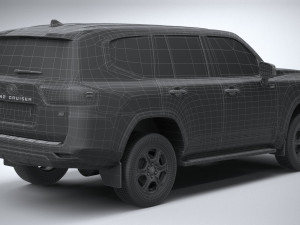 Toyota Land Cruiser GR-Sport 2022 3D Модель