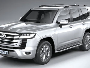 Toyota Land Cruiser ZX 2022 3D Model
