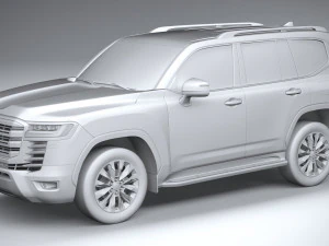 Toyota Land Cruiser ZX 2022 3D Model