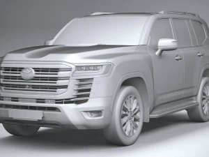 Toyota Land Cruiser ZX 2022 3D Model