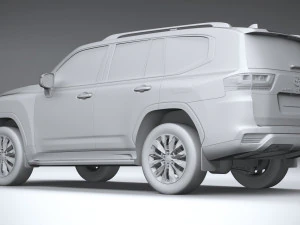Toyota Land Cruiser ZX 2022 3D Model