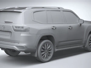 Toyota Land Cruiser ZX 2022 3D Model