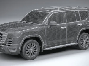 Toyota Land Cruiser ZX 2022 3D Model