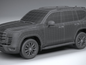 Toyota Land Cruiser ZX 2022 3Dモデル