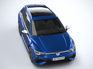 Volkswagen Golf R Estate 2022 3D-Modell