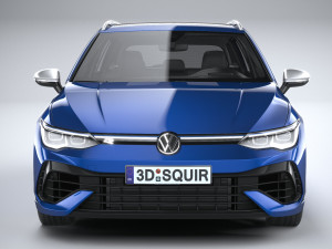 Volkswagen Golf R Estate 2022 3D-Modell
