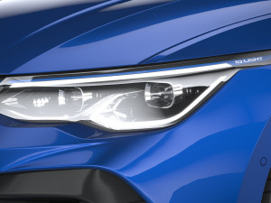 Volkswagen Golf R Estate 2022 3D-Modell
