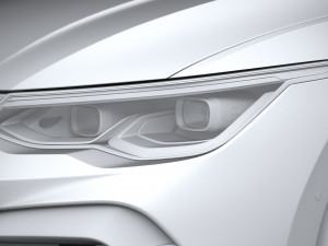 Volkswagen Golf R Estate 2022 3D-Modell