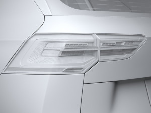 Volkswagen Golf R Estate 2022 3D-Modell