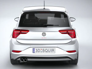 Volkswagen Polo GTI 2022 3D Model