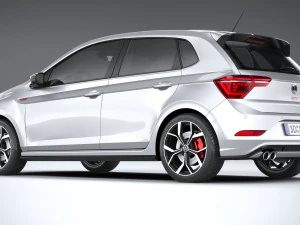 Volkswagen Polo GTI 2022 3D Model