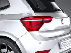 Volkswagen Polo GTI 2022 3D 模型