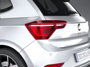 Volkswagen Polo GTI 2022 3D Model