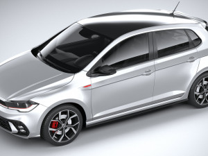 Volkswagen Polo GTI 2022 3D 模型