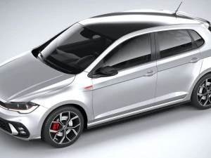 Volkswagen Polo GTI 2022 3D Model