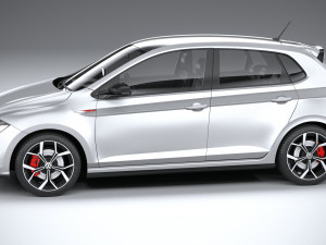 Volkswagen Polo GTI 2022 3D 模型